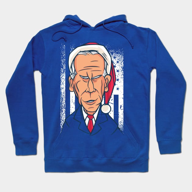 Christmas Biden Hoodie by madeinchorley